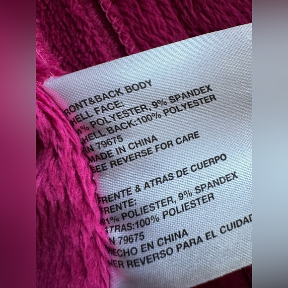 Michael Kors Girls Pink Soft Shell Fleece Lined Coat Jacket Size 14 - Picture 3 of 12